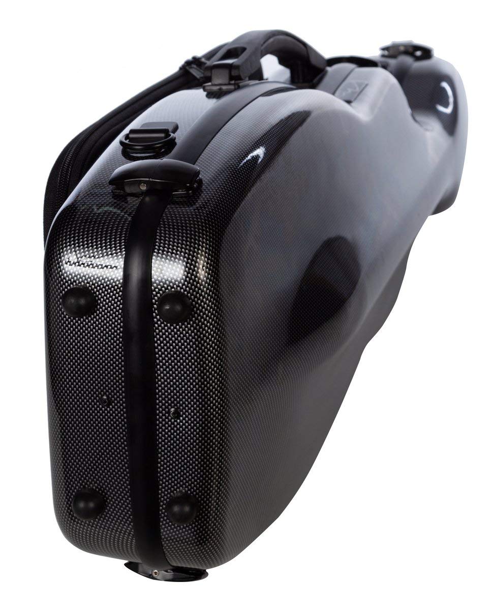 Custodia per violino Fiberglass Steel Effect 4/4 point black M-Case