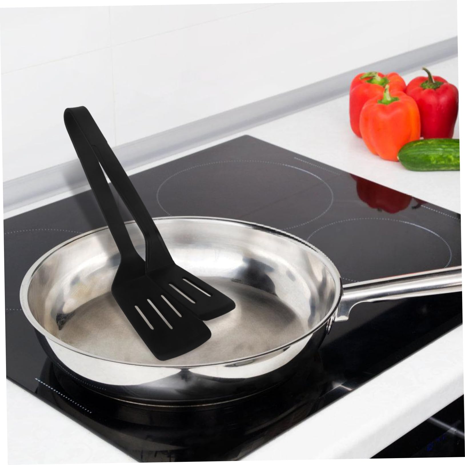 BESPORTBLE 5stücke Silikon Küchenzange Spatel Multifunktionale Grillzange Für Steak Antihaftbeschichtete Hitzebeständig Und Ergonomischer Griff Für Küche