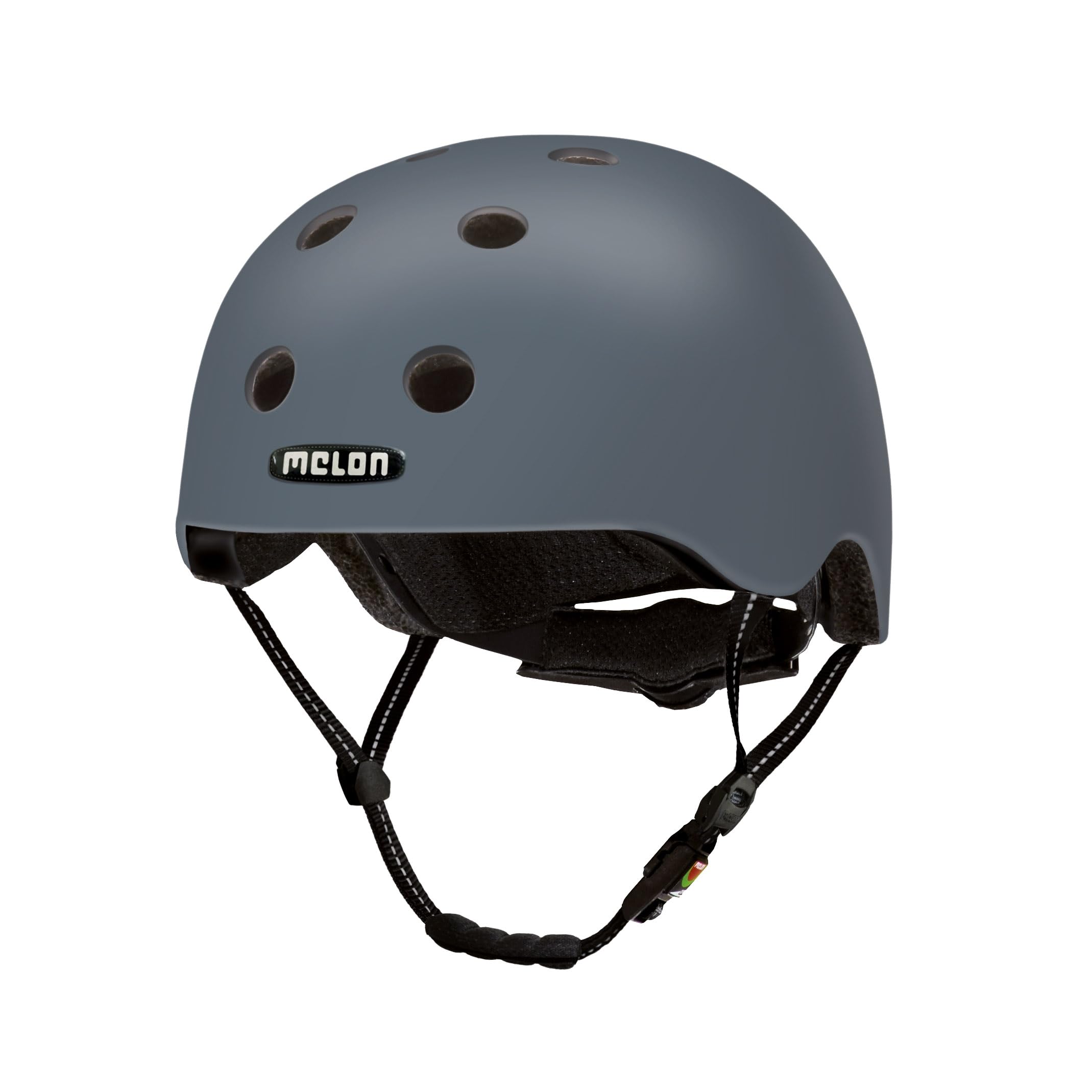 Melon Fahrradhelm »Chicago« für Damen, Herren und Kinder | Leichter & sicherer urbaner Cityhelm mit Magnetverschluss, individuell anpassbar in Dunkelgrau | Größe M-L (52-58 cm) …