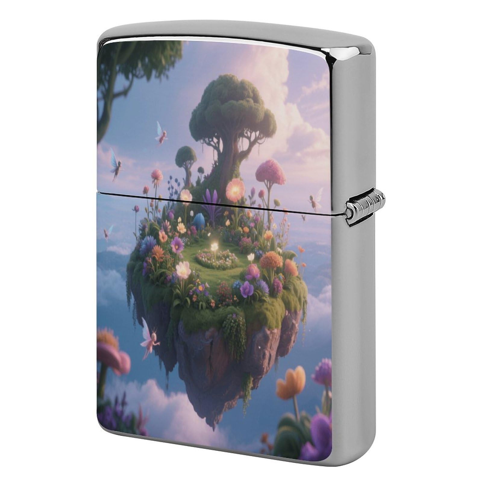 Fekiloot Style Mysterious Garden Lighter Case Cover Metal Lighter Case