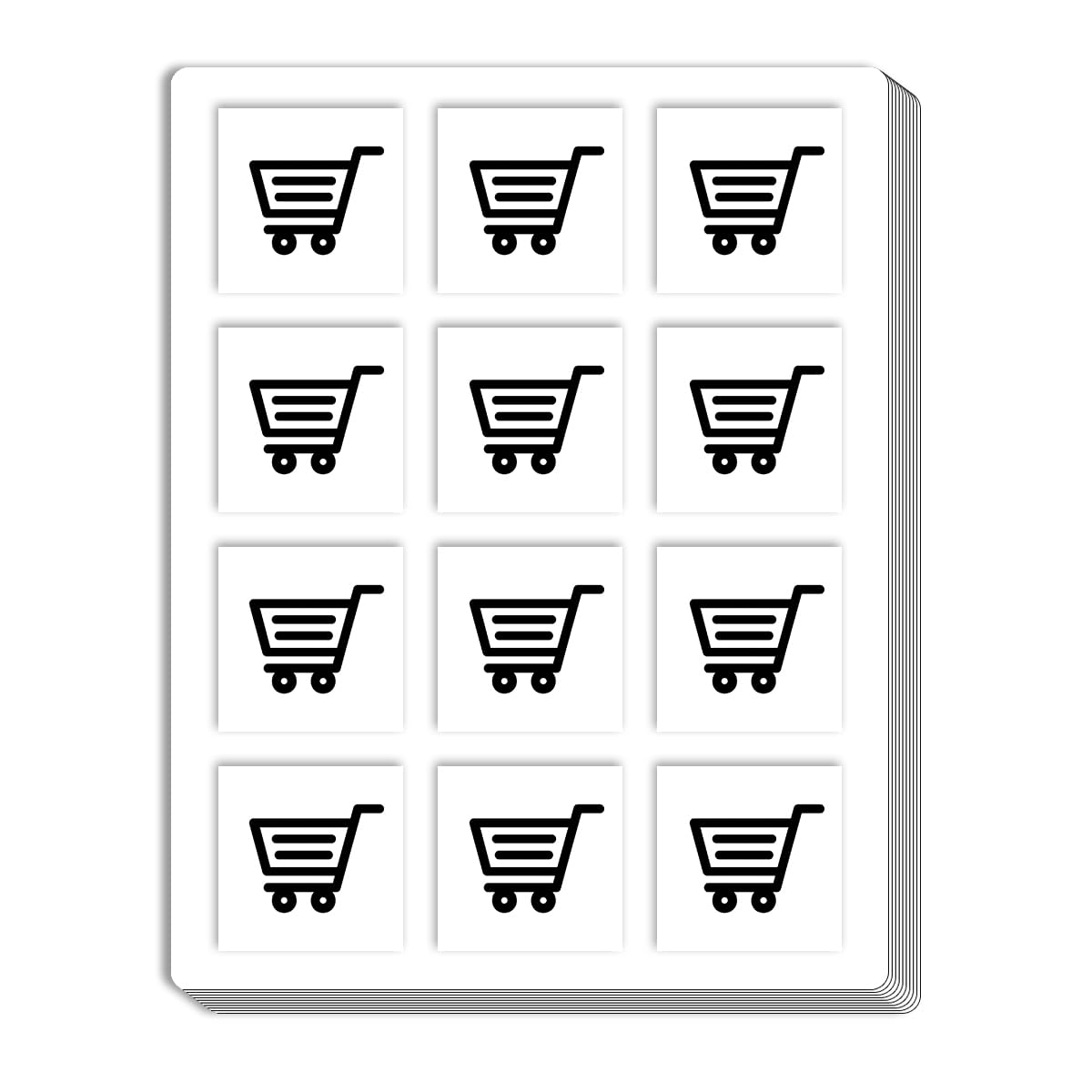 Autocollants de planification caddie transparents pour calendrier et scrapbooking créatif