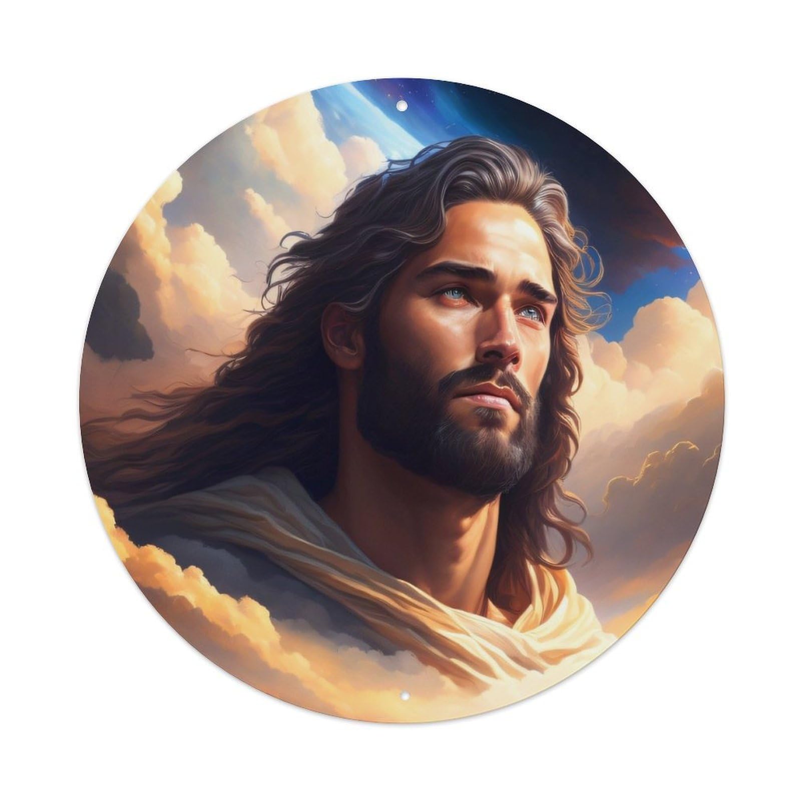 Christianity Jesus Religious Metal Tin Sign