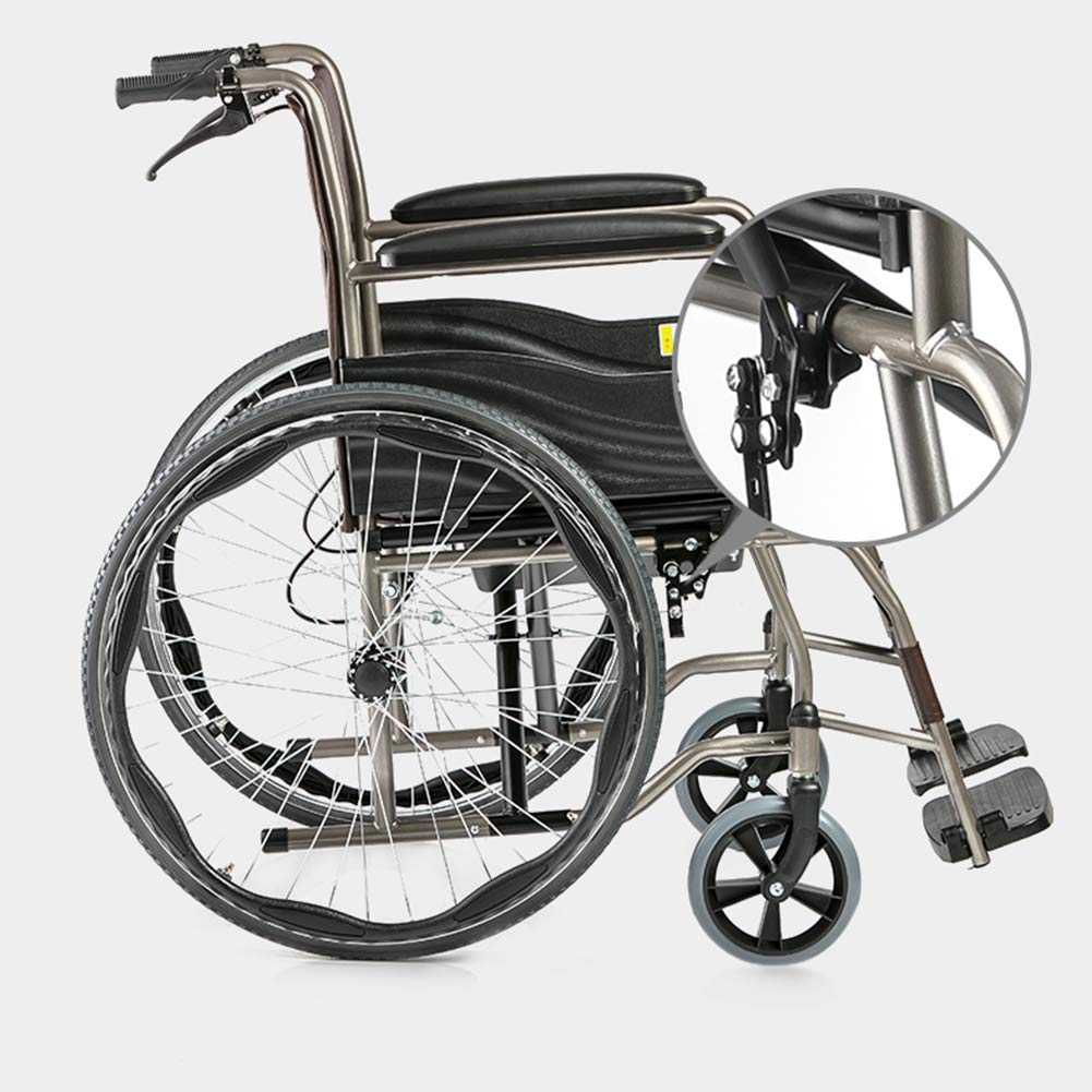 Wózek inwalidzki, lekki wózek inwalidzki, medyczne artykuły medyczne dla dorosłych, z siedziskiem wielofunkcyjny z talerzem stołowym wózek inwalidzki niepełnosprawny