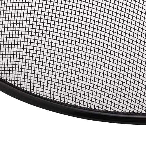 Tela Protetora para Alimentos de Metal Revestida com Plástico Preta 24,5cm x 9cm - Lyor