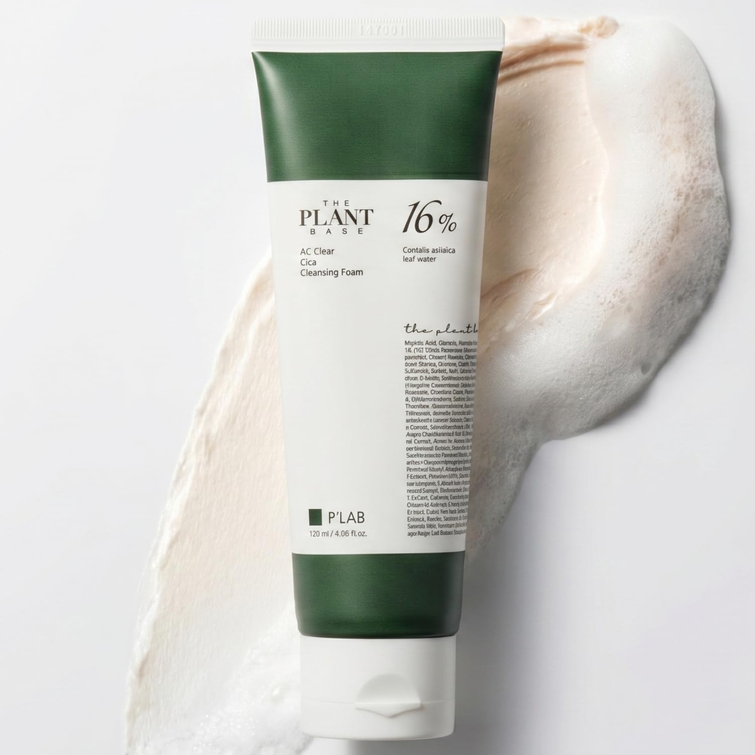 Amazon.com: THE PLANT BASE AC Clear Cica Cleansing Foam 120ml