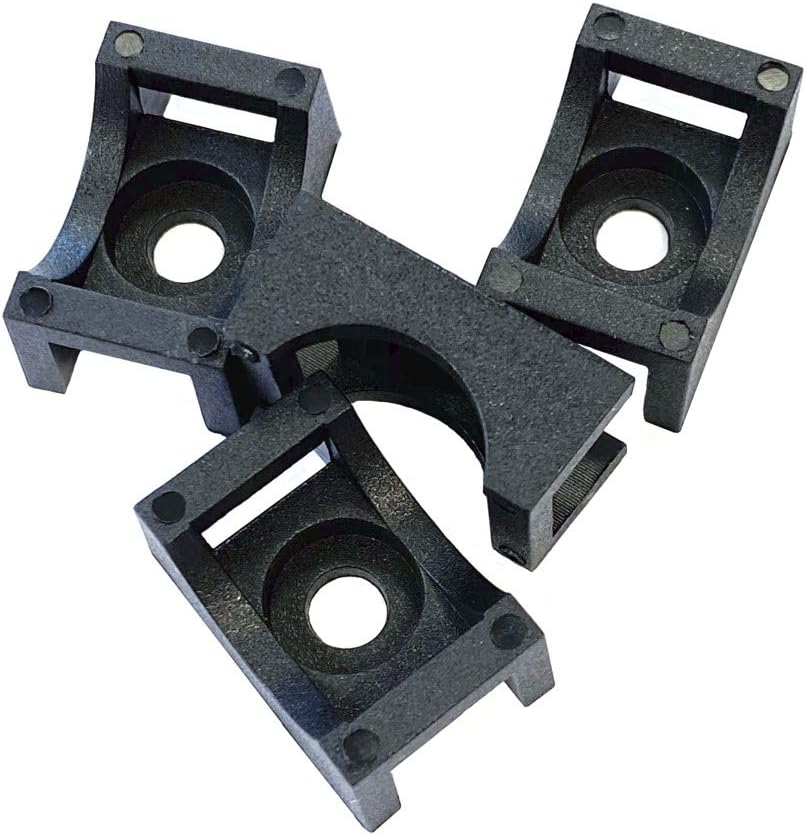 Cable Tie Base 100pcs (Very Strong) Multi use (Black or White) Up to 9mm Cable Ties (Uk Made!!)