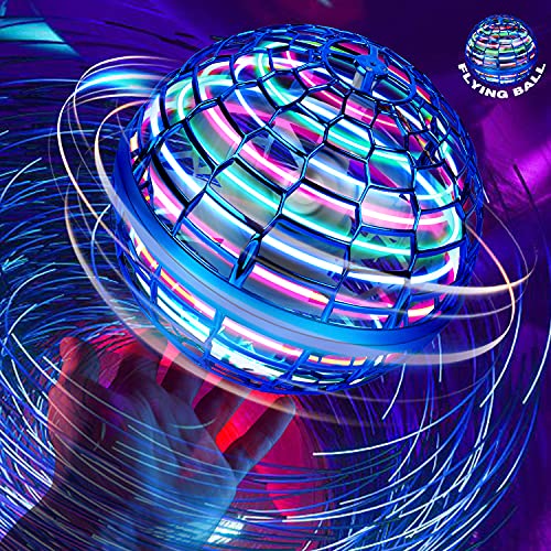 Flying Ball Toys, Flying Toy, 360Â° Rotating Magic Flying Toys, USB Rechargeable Built-in RGB Lights, Great Gift for Kids Adults Outdoor Indoor