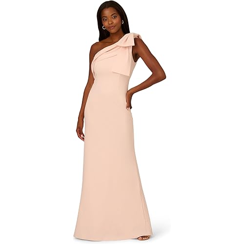 Adrianna Papell Women's Stretch Crepe Long Dress