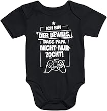 MoonWorks® Baby Body Ich Bin der Beweis das Papa Nicht nur zockt Gamer Nerd Zocker Daddeln Baby Body