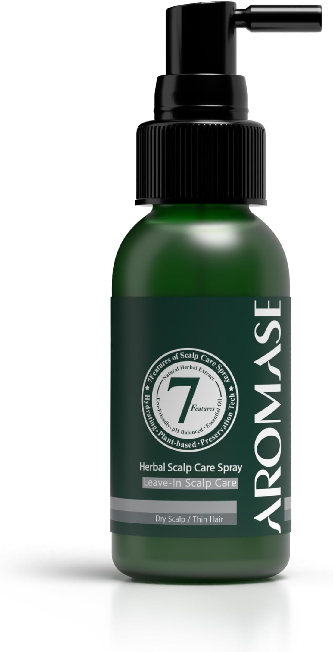 AROMASE Herbal Scalp Care Spray, ideal for dry scalp type with thinning hair, dandruff, hair loss, and sensitive scalp (4.06 Fl. Oz)