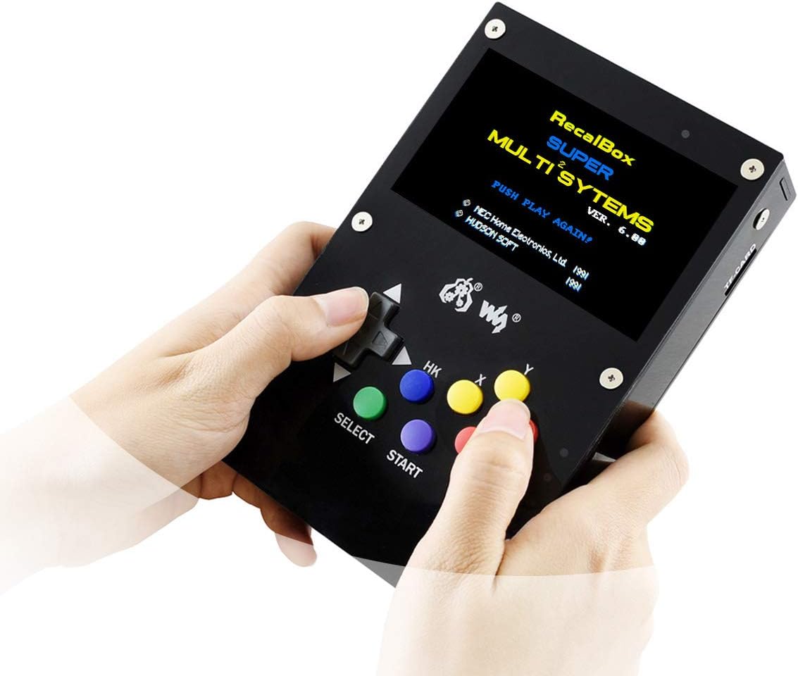 GamePi43 Accessories Classic Portable Retro Video Game Console Compatible with Raspberry Pi 3 B+/3B/2B/B+, with 800×480 4.3inch IPS Display