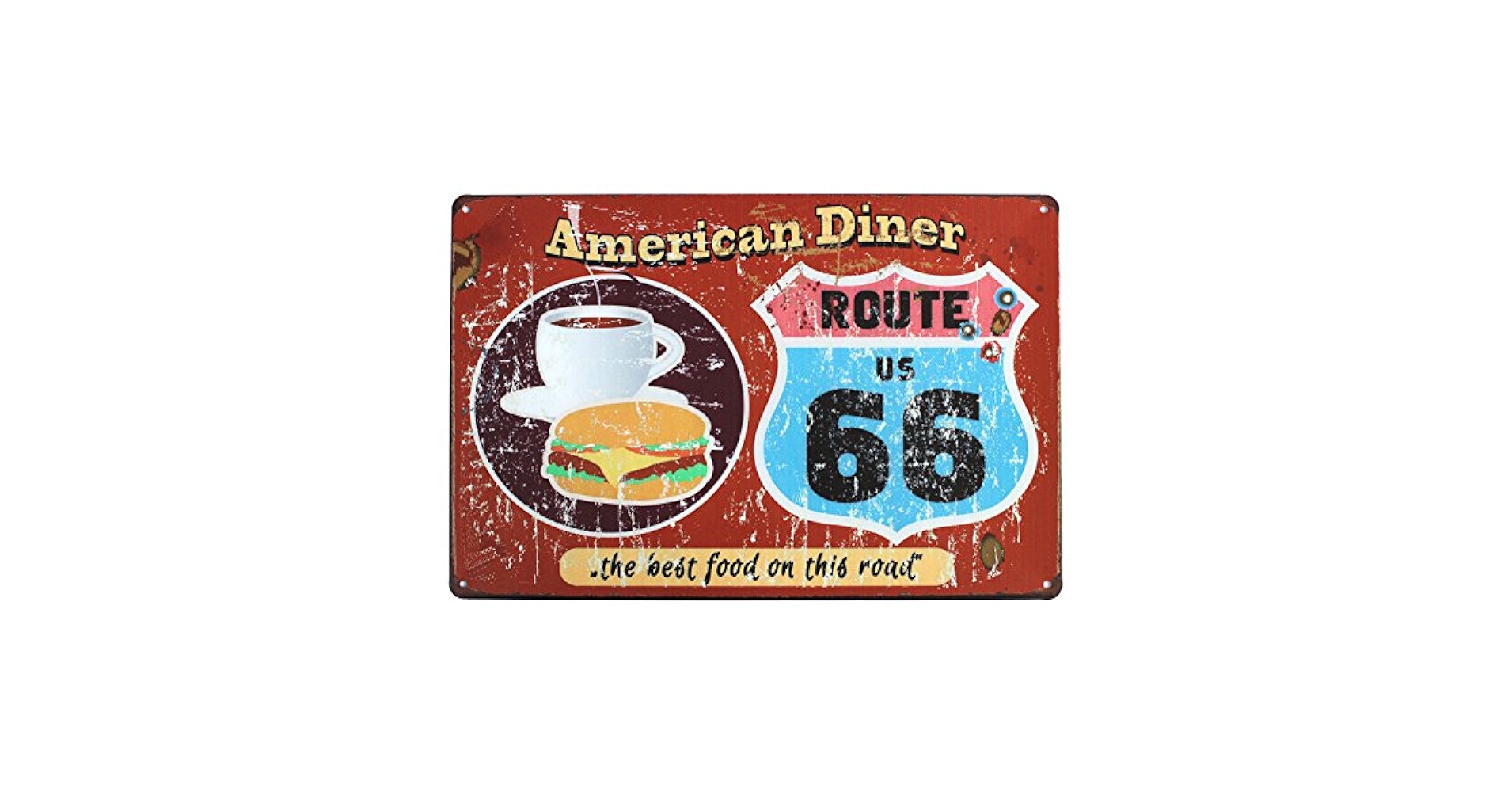 ROUTE 66 American DINER 電飾パネル　店舗ディスプレイ ROUTE 66 American DINER 電飾パネル 店舗ディスプレイ ROUTE 66