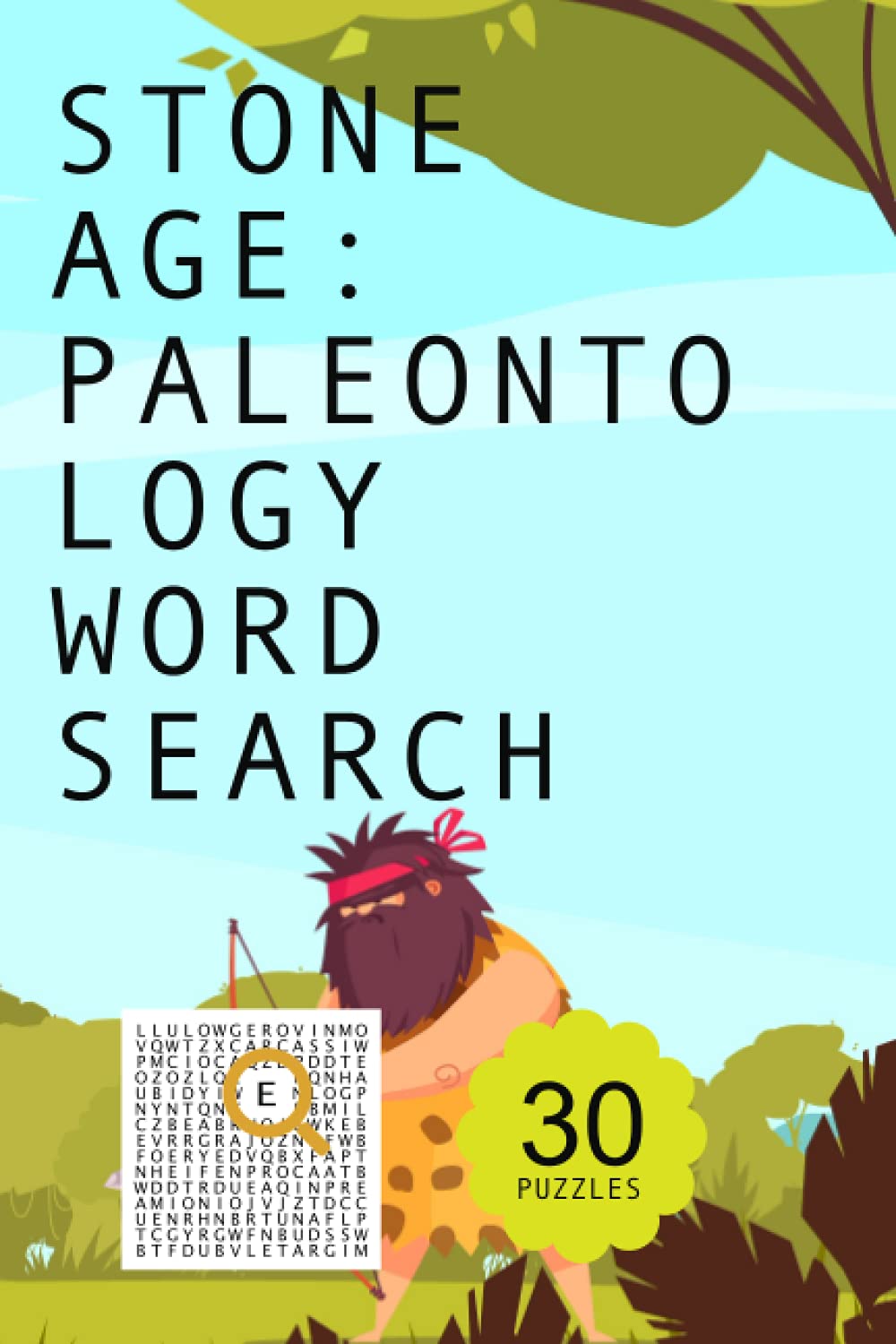 Stone Age: Paleontology word search puzzle book