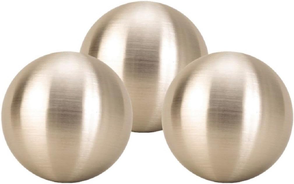 12x Dekokugeln Silber Matt - Edelstahl Kugeln 4cm Für Garten & Deko