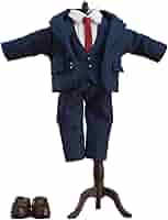 恋プロ ゼン ねんどろいどどーる ストライプ スーツ 黒 おようふく 服 衣装 未使用品 ねんどろいどどーる おようふくセット 恋と
