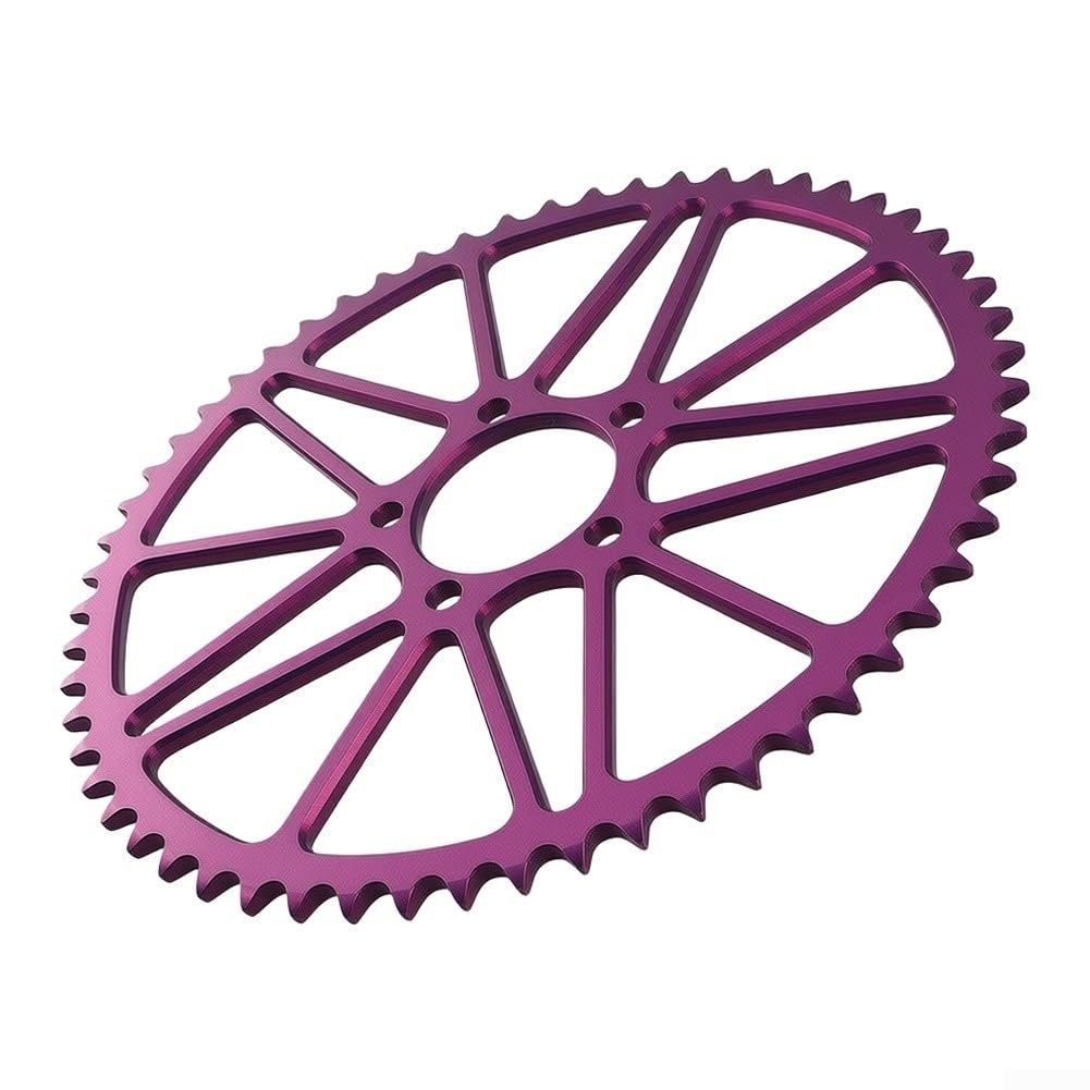 7075 Aluminio 58 dientes Piñón para E-Bike Cadena (negro)