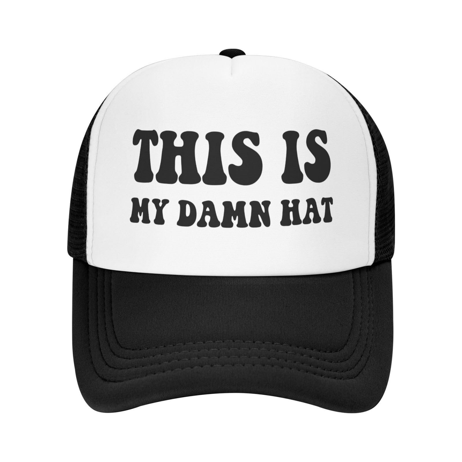 You Find It Offensive? I Find It Funny Trucker Hats for Women Black Men Retro Trucker Black Hats for Men