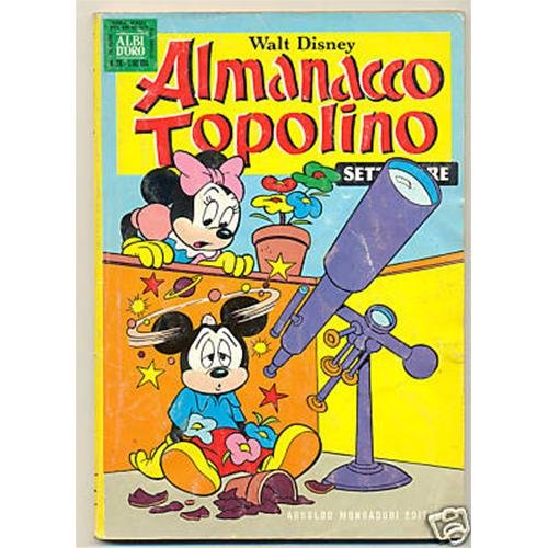 albi d'oro ALMANACCO TOPOLINO settembre '78 walt disney