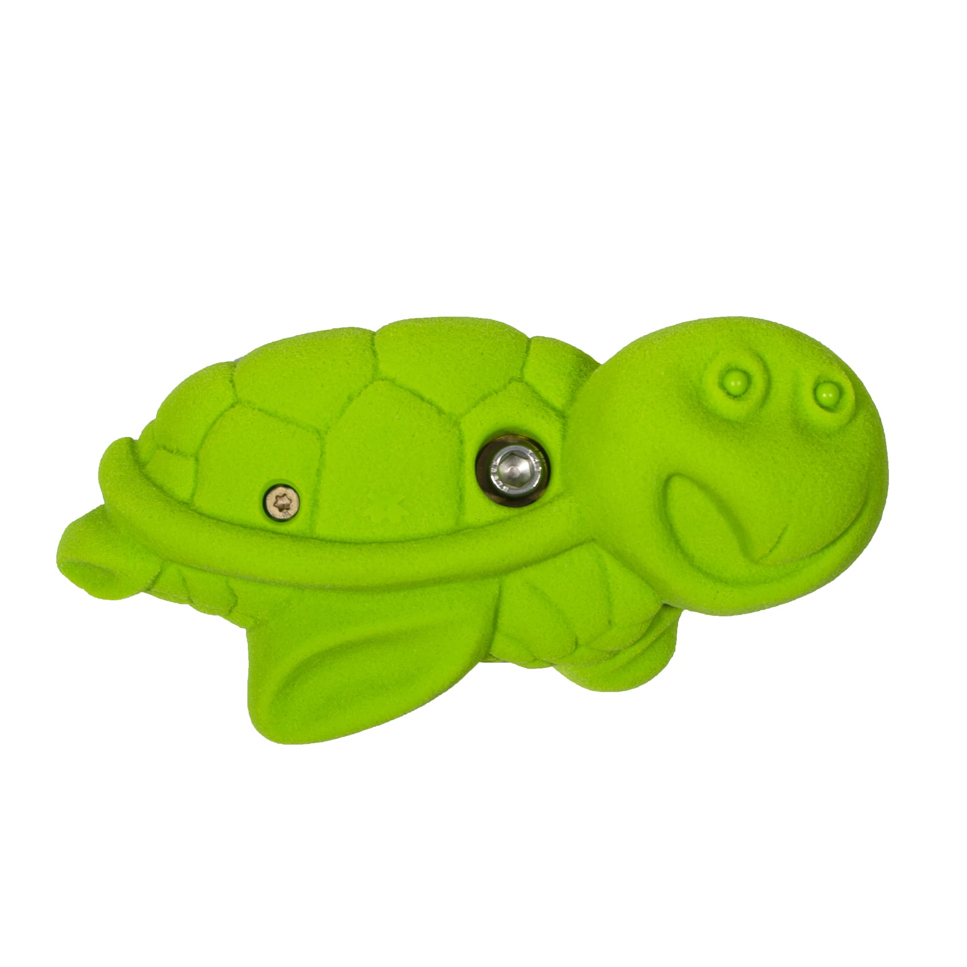 Atomik Climbing Holds Rock Bolt-On Turtle in Lime Green Great for Kids