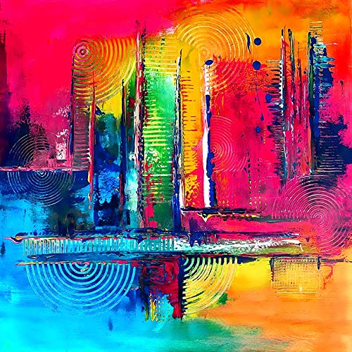 Art Factory Abstract Canvas Painting Amazon.in Home & Kitchen