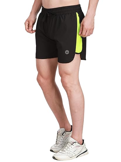 Neon Sports Shorts with Finish line for Perfect Men