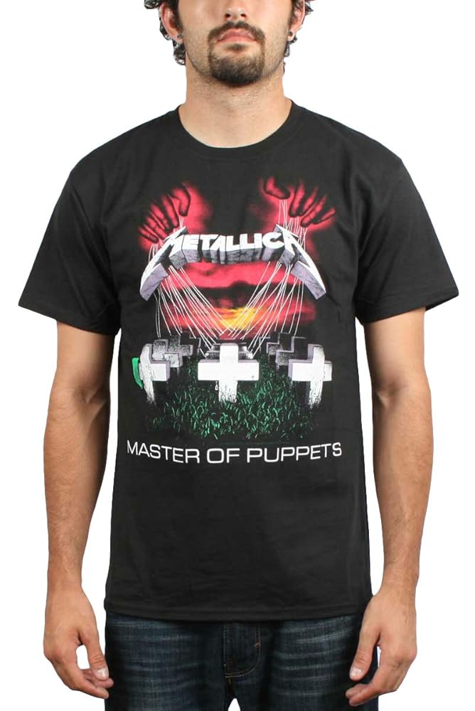 llica Master of Puppets Tシャツ Amazon.com: Metallica - Mens Master Of Puppets T-Shirt, Size