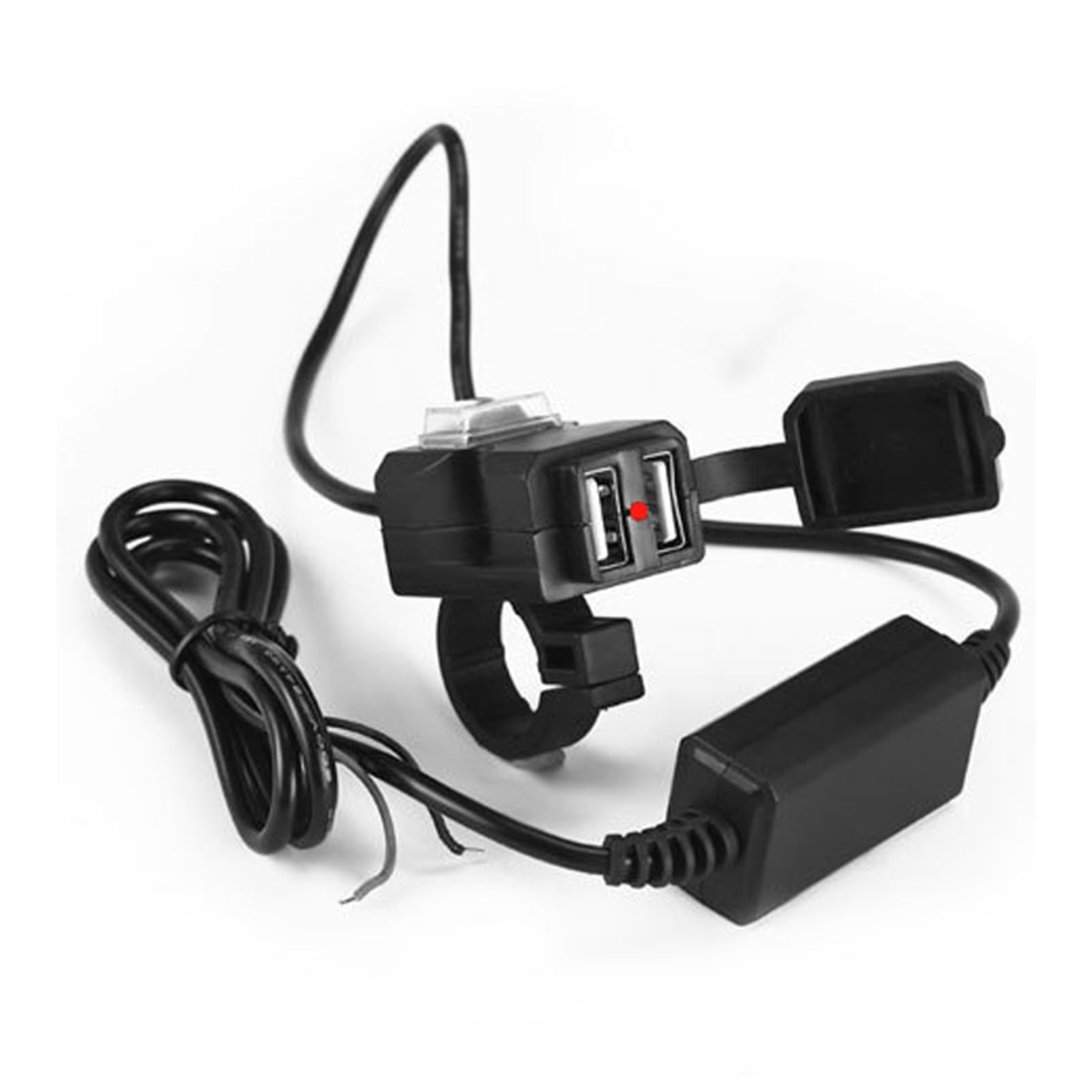 Amazon.co.jp: TVETE スイッチ付き防水充電器 バイク用 USB 2ポート