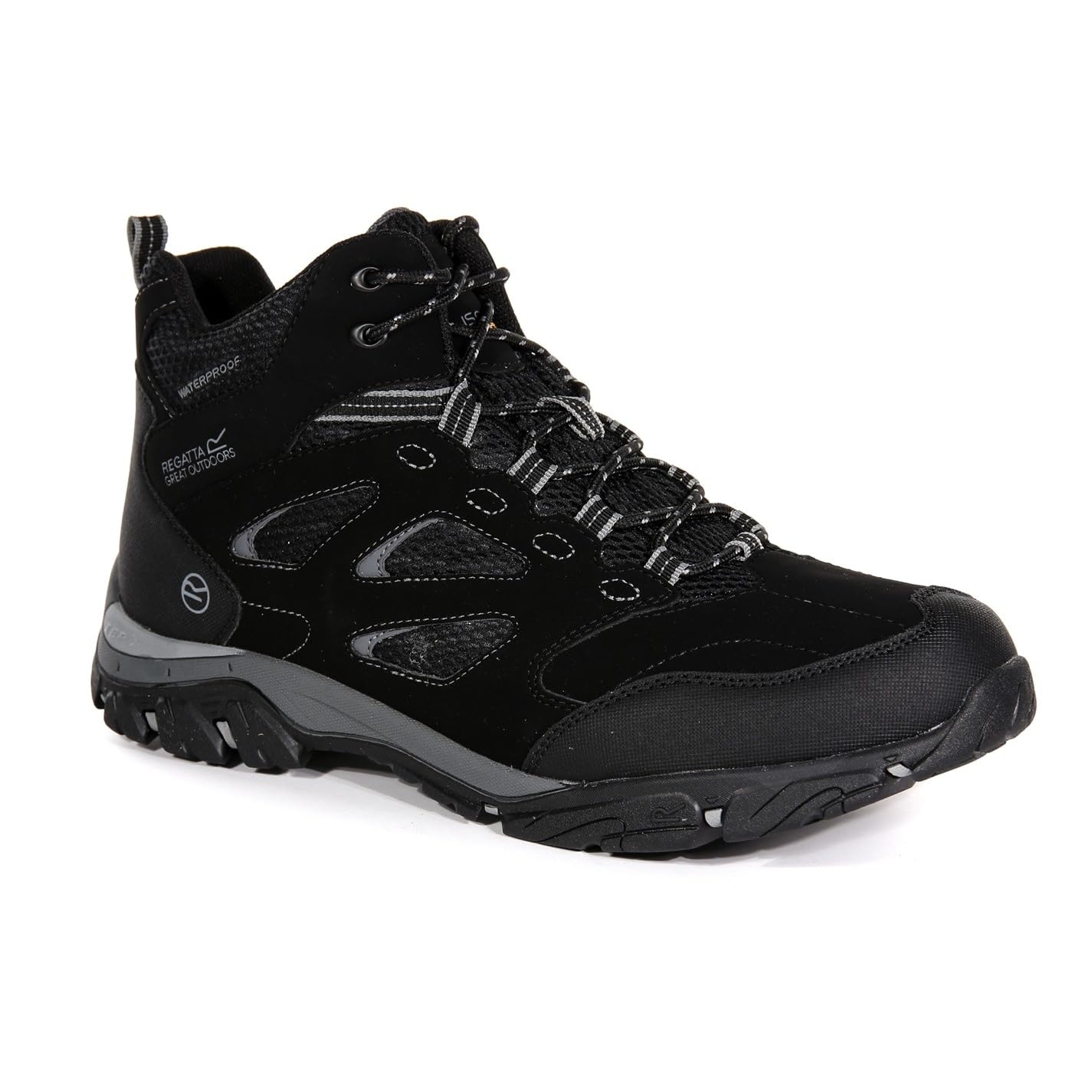 Regatta Mens Holcombe IEP Outdoor Walking Boots, Waterproof & Breathable with Hardwearing Outdoor Thread - Perfect for Outdoors, Walking, Hiking & Climbing