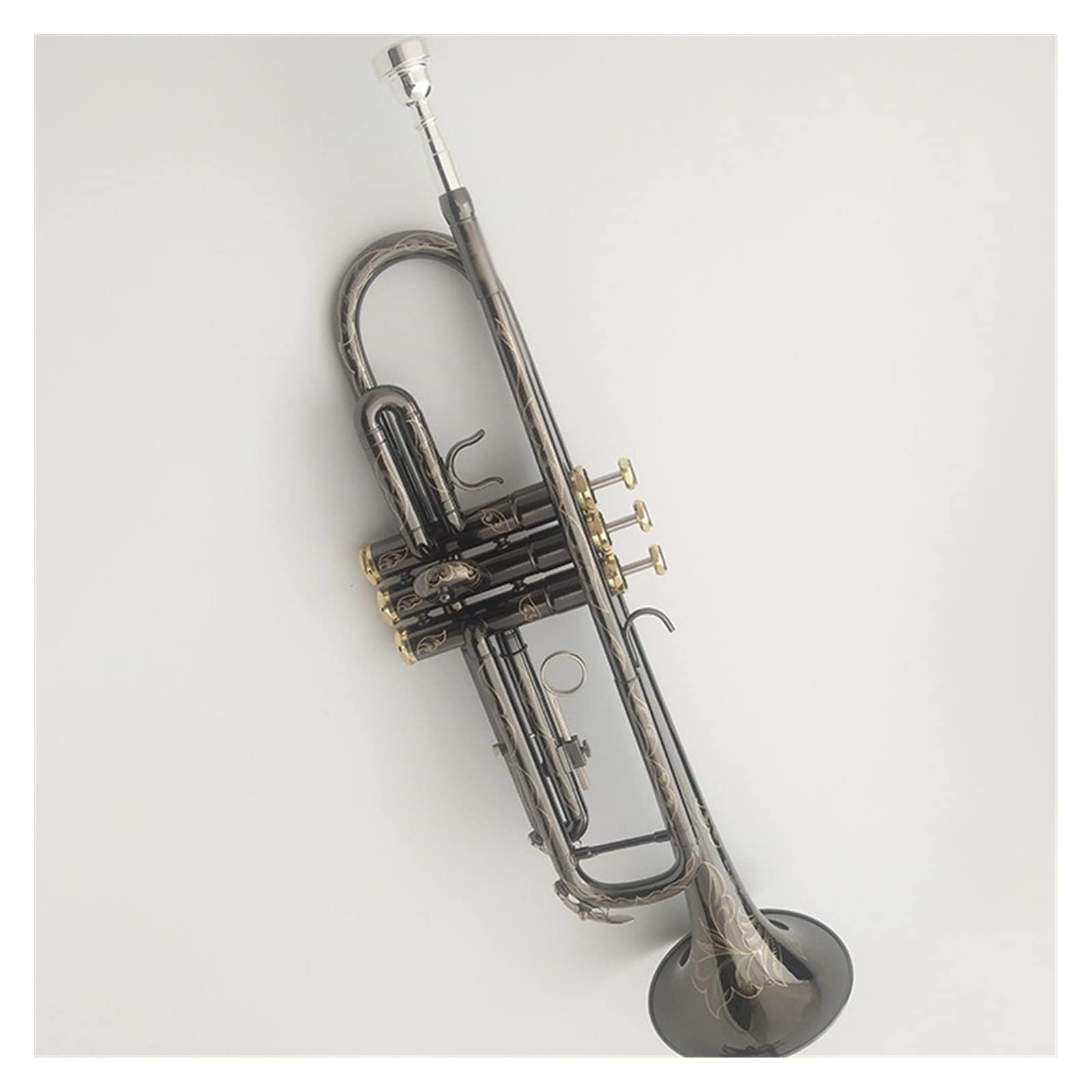 początkujących trąbka Mosiężny Instrument Trąbkowy B Płaski Czarny Nikiel Rzeźba Uczeń Początkujący Zespół Dla Dorosłych Trąbka