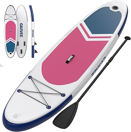 Inflatable Stand Up Paddle Board, 10'6"/11' Paddle Boards with Premium Accessories, Non-Slip EVA Deck, Ultra-Light Carry Bag Pump, SUP for Youth & Adults of All Skill Levels