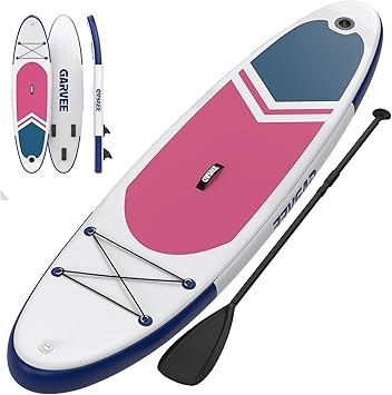 Inflatable Stand Up Paddle Board, 10'6"/11' Paddle Boards with Premium Accessories, Non-Slip EVA Deck, Ultra-Light Carry Bag Pump, SUP for Youth & Adults of All Skill Levels