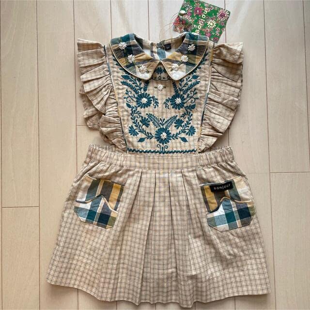 bonjour diary エプロンドレス　2Y bonjour diary エプロンドレス 2Y Bonjour diary (ボンジュール