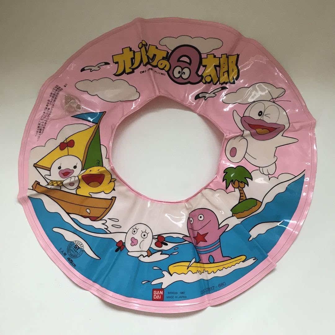 Amazon | オバケのQ太郎 1987年 日本製 浮き輪 塩化ビニール 藤子 