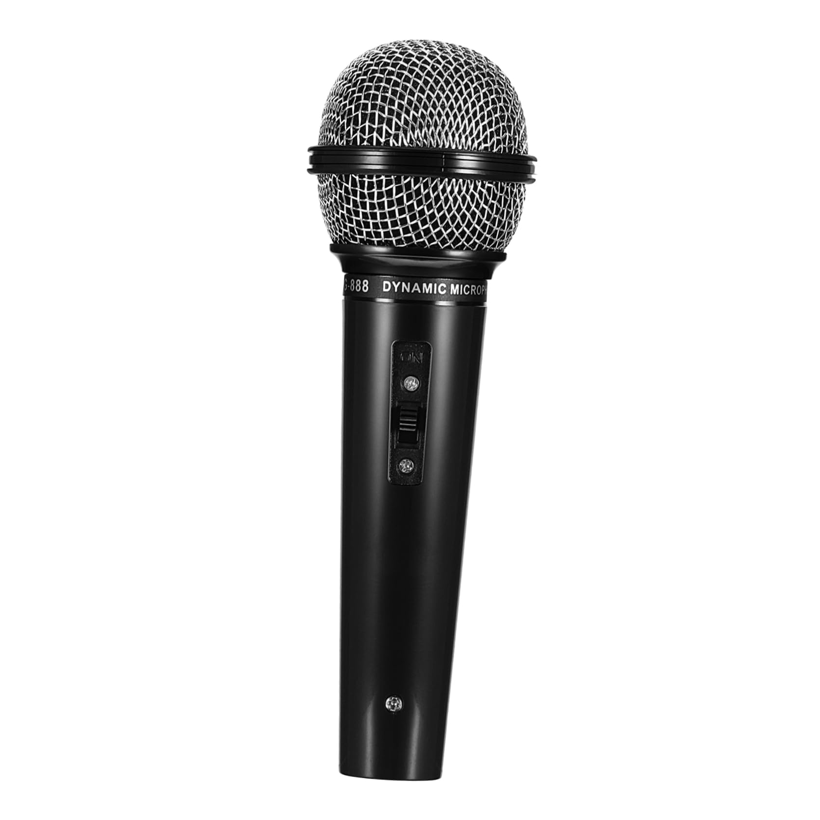 NUOBESTY 1pc Simulation Microphone Toy Fake Microphone Model Plastic Mic Karaoke Prop for Kids Halloween Costume Plaything
