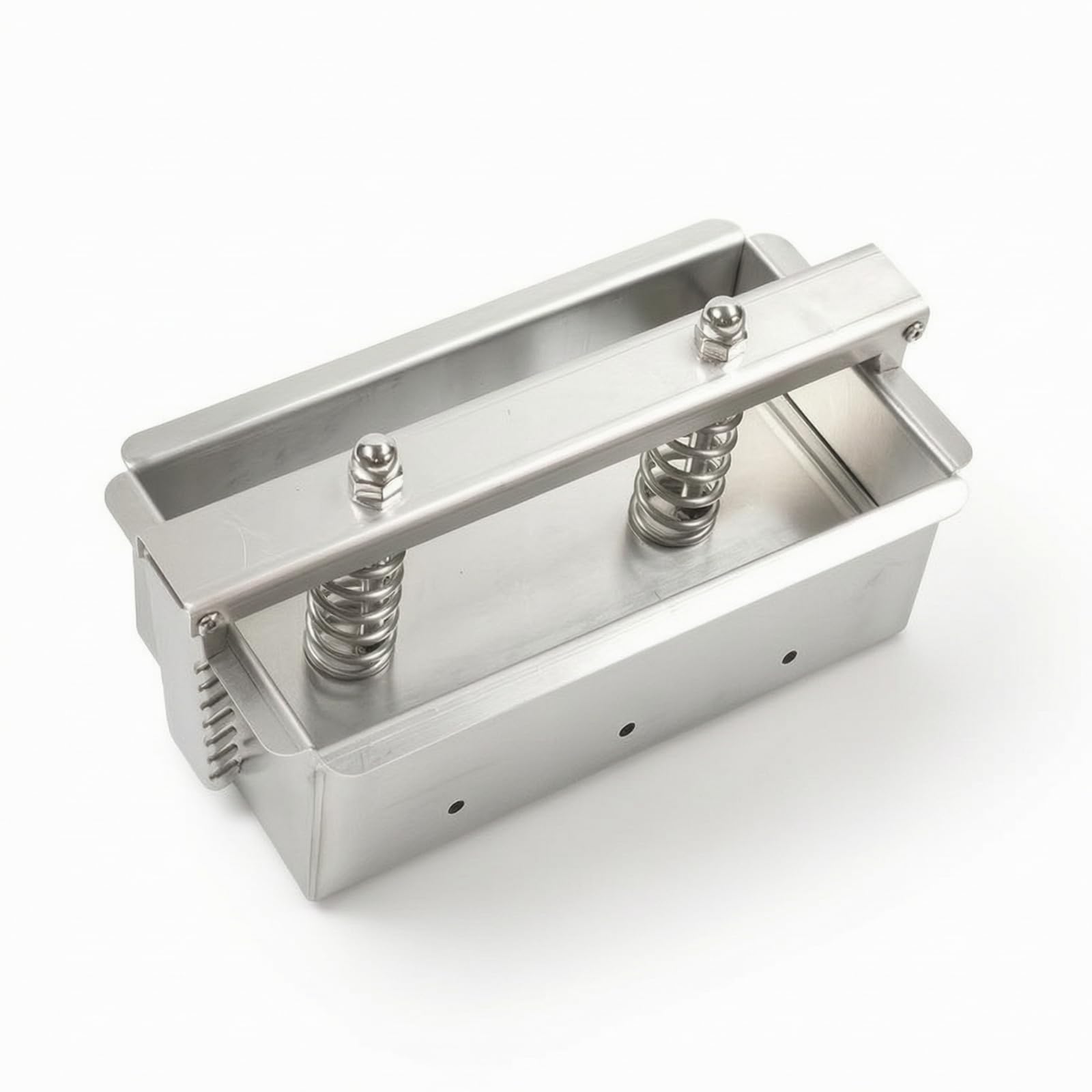 Pressa per Carne Stampo Pâté Yogurt Pressato in Acciaio Inox 304 Antiruggine con Chiusura di Blocco Smontabile per Pulizia Igienica Adatta Creativi, 160×80×60mm, Regolare