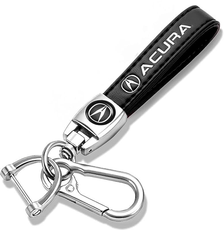 Chaveiro para Chave de Carro em Couro e Alumínio Comburvo OG-Black Car key chain_B10
