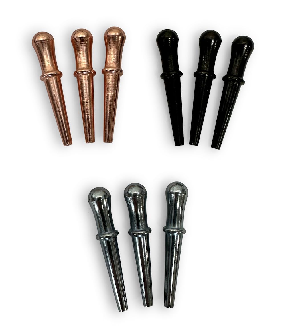 Premium Metal Cribbage Pegs (9 Pack) | Made in The USA | Tariff Free