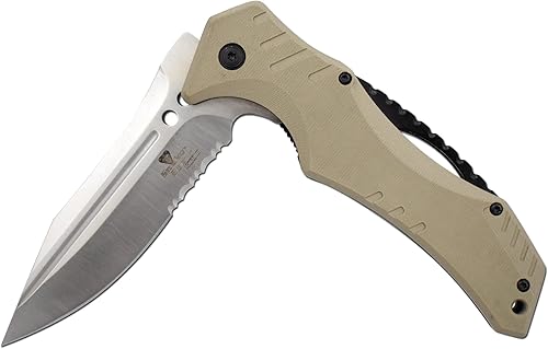 Miniatura 6 de Snake Eye Xtreme Collection Pivot Langford - Navaja plegable con rodamiento de bolas, con bloqueo de bolas, color marrón