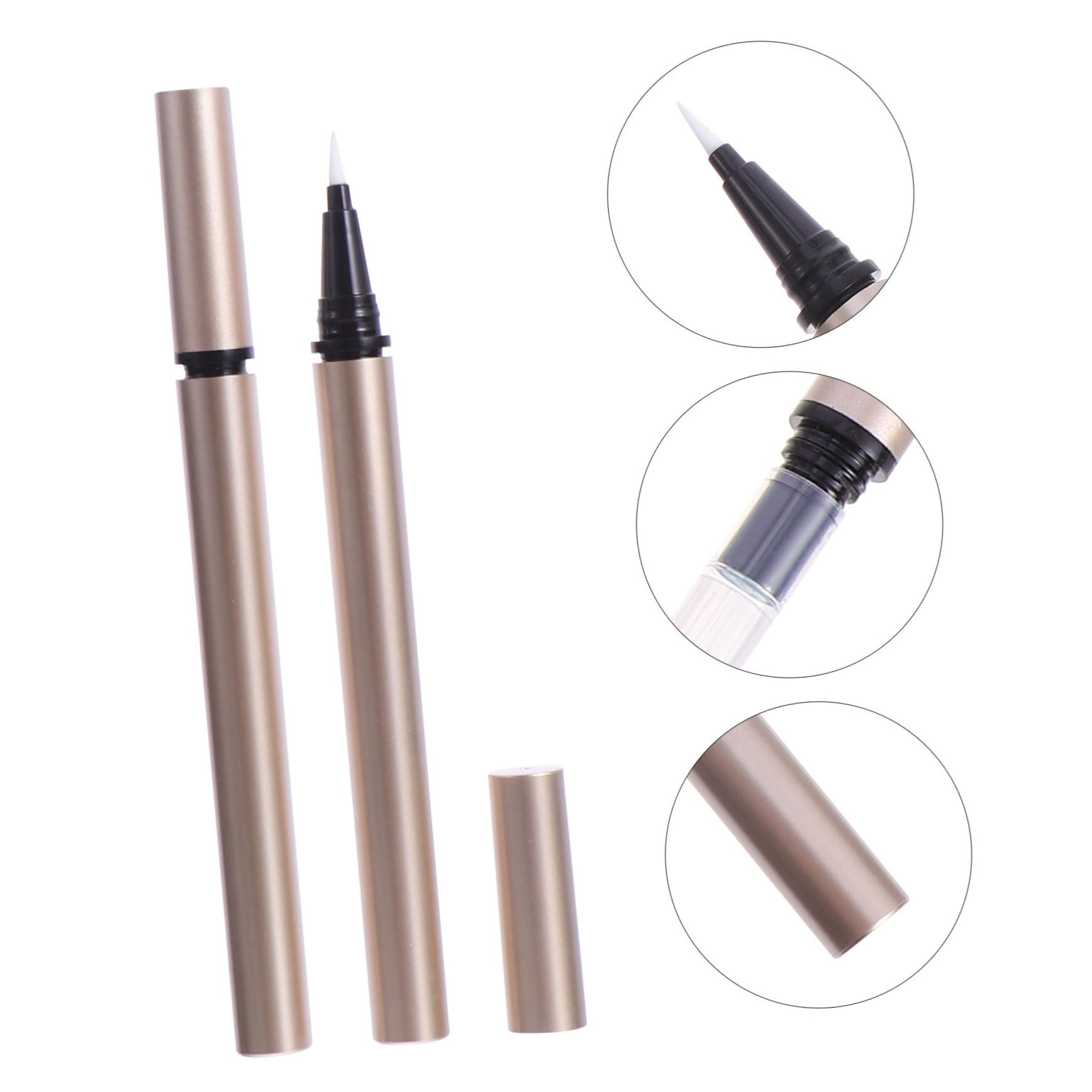 Didiseaon 15pezzi Per Eyeliner Ricaricabile Per Eyeliner Applicatore Portatile Per