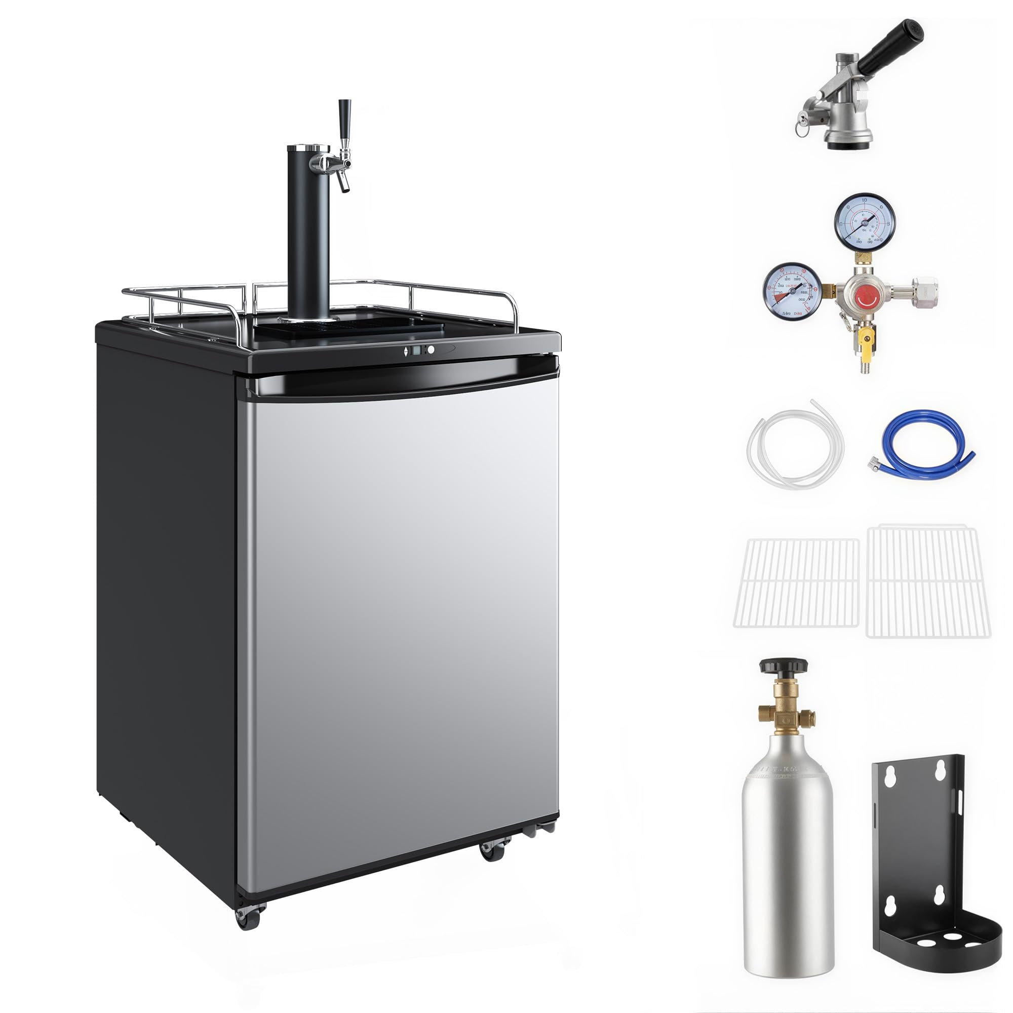 Idealhouse 1Ni-JF-ItaCKC-dLt7z63rdwUcTQD 5.8 cu ft Kegerator Stainless Steel