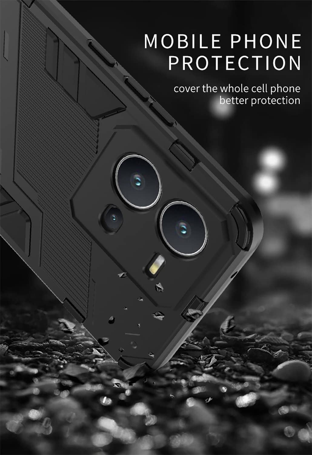 Cover Trasparente Con Bordo Colorato Per Vivo X80 Lite / V25 – Antiurto TPU+PC – Bianco
