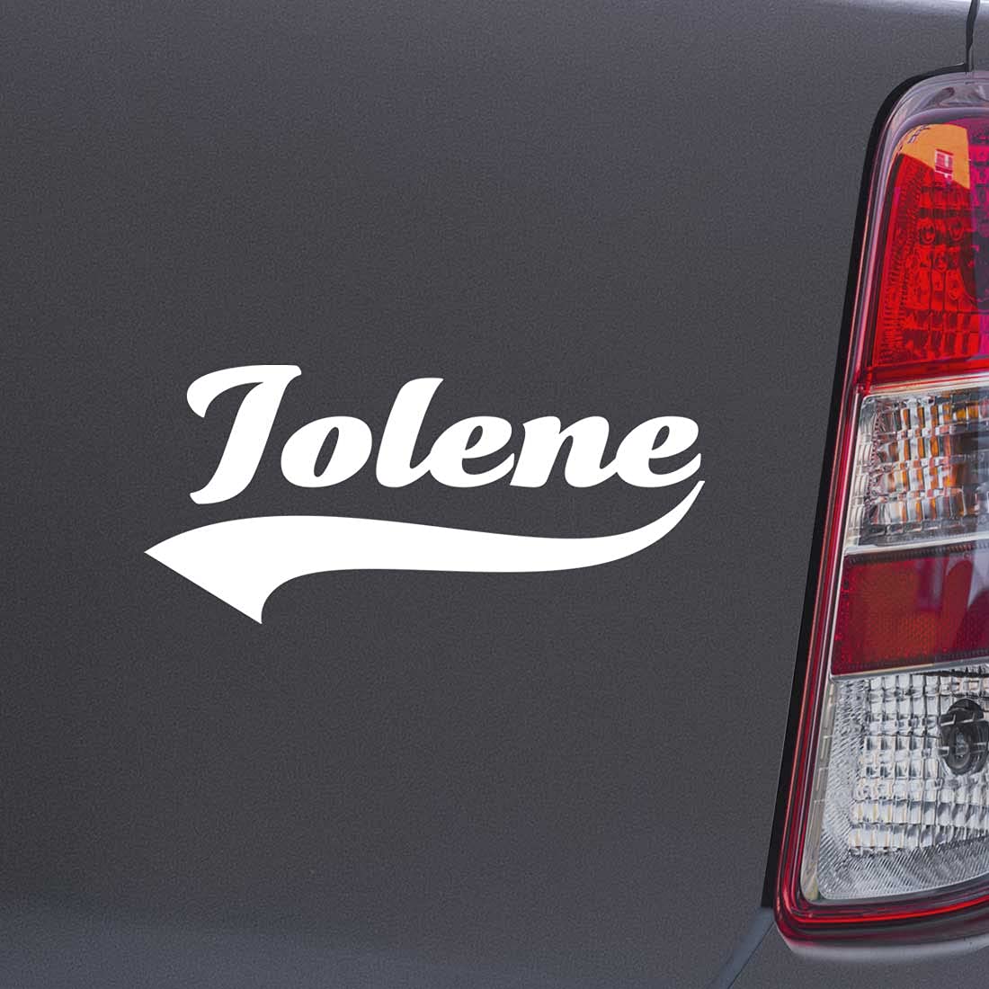 Custom Brother - Jolene Name White Color Car Laptop Wall Bumper Decal Sticker, DesB44