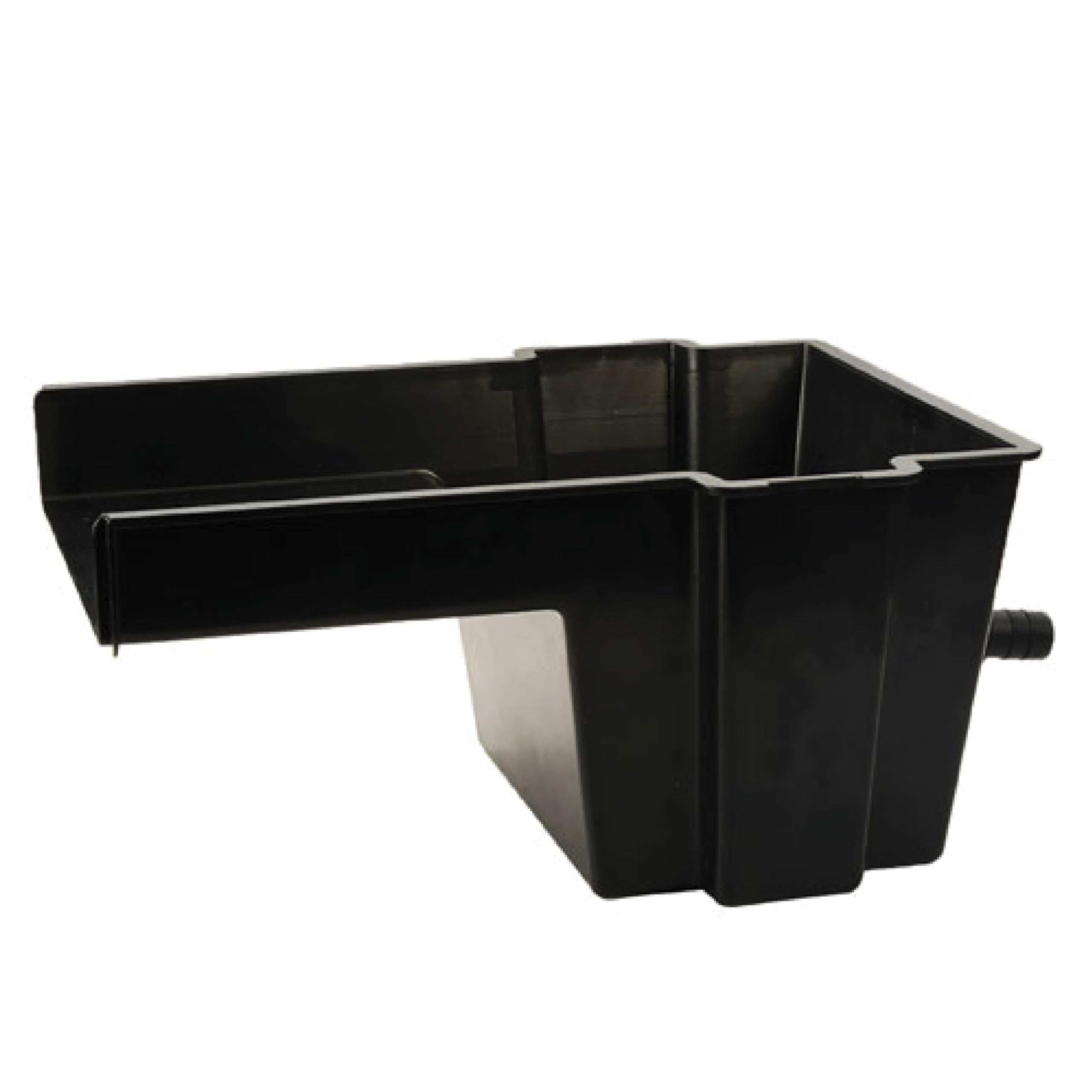 smartpond 8 in. Wide Spillway, Waterfall Weir, for Ponds and Water Features, Durable, High-Impact Plastic, Black Color, UV Resistant, Smooth and Even Flow, Level Placement