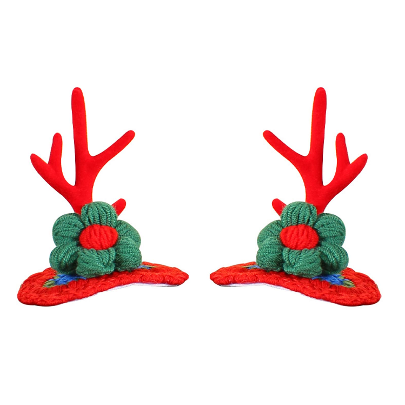 Elnwnnkc Christmas Antler Hairpins 1Pair Cartoon Elk Ears Decorative Headdress for Children Girls Birthday Christmas Hair Clips