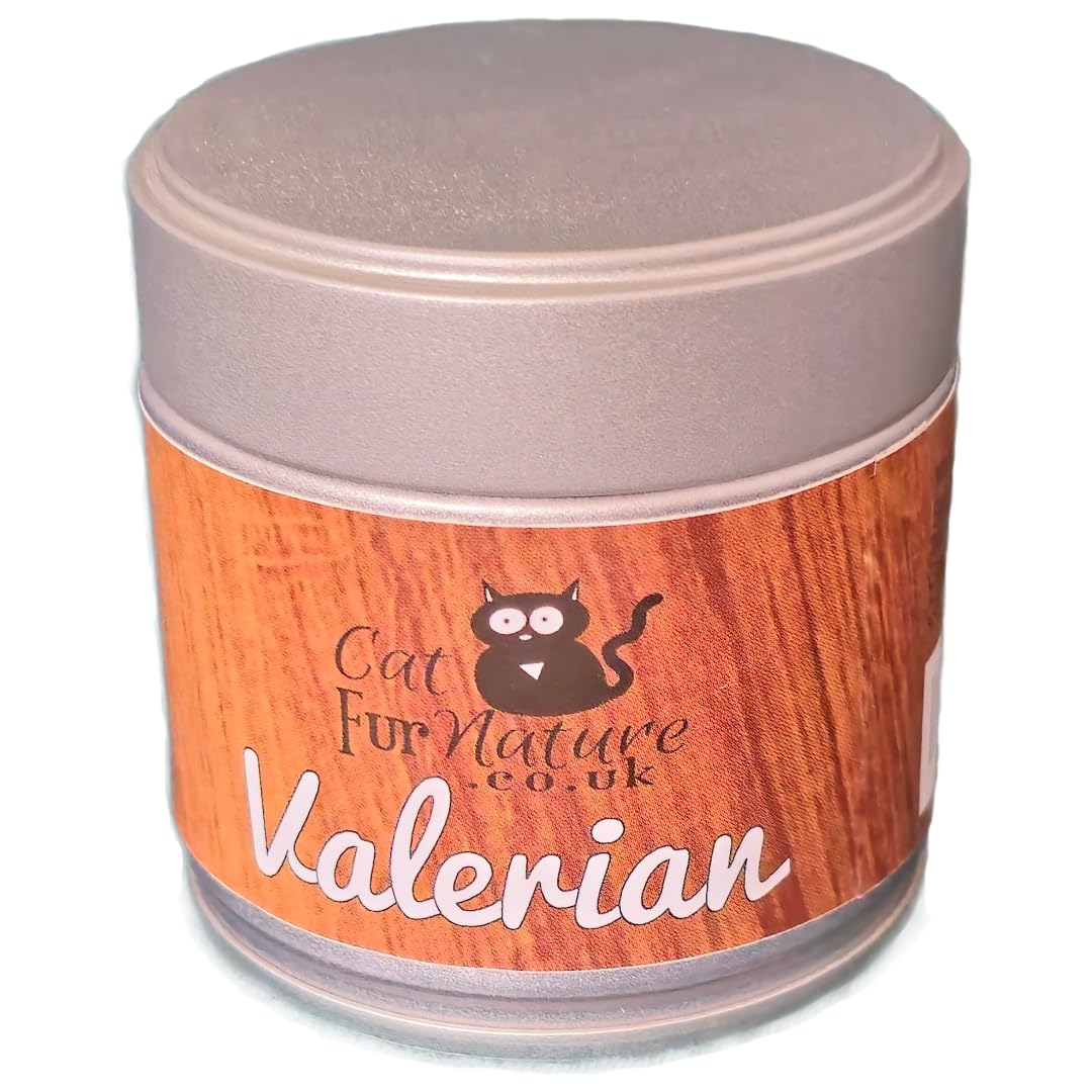 Gatto FurNature Valeriana | Polvere di radice di valeriana, alternativa naturale all'erba gatta, antistress, per gatti