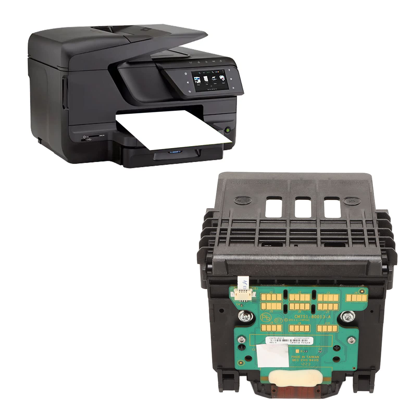 Zunate CM751-80013A Testina di Stampa per 276DW 8100 8625 8610 8620 8630 8600 8700, Parte di Ricambio per Stampante ABS, Testina di Stampa Sostituibile, Installazione Facile