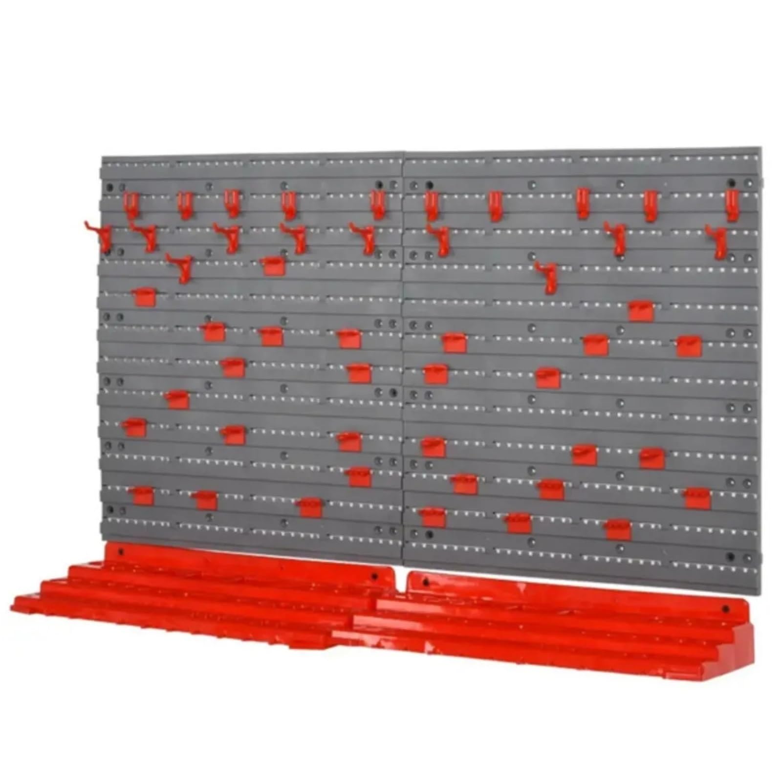 RUWLFE Tool Organizer Pegboard and Shelf Storage Warehouse Shelfs for Wall Organizer