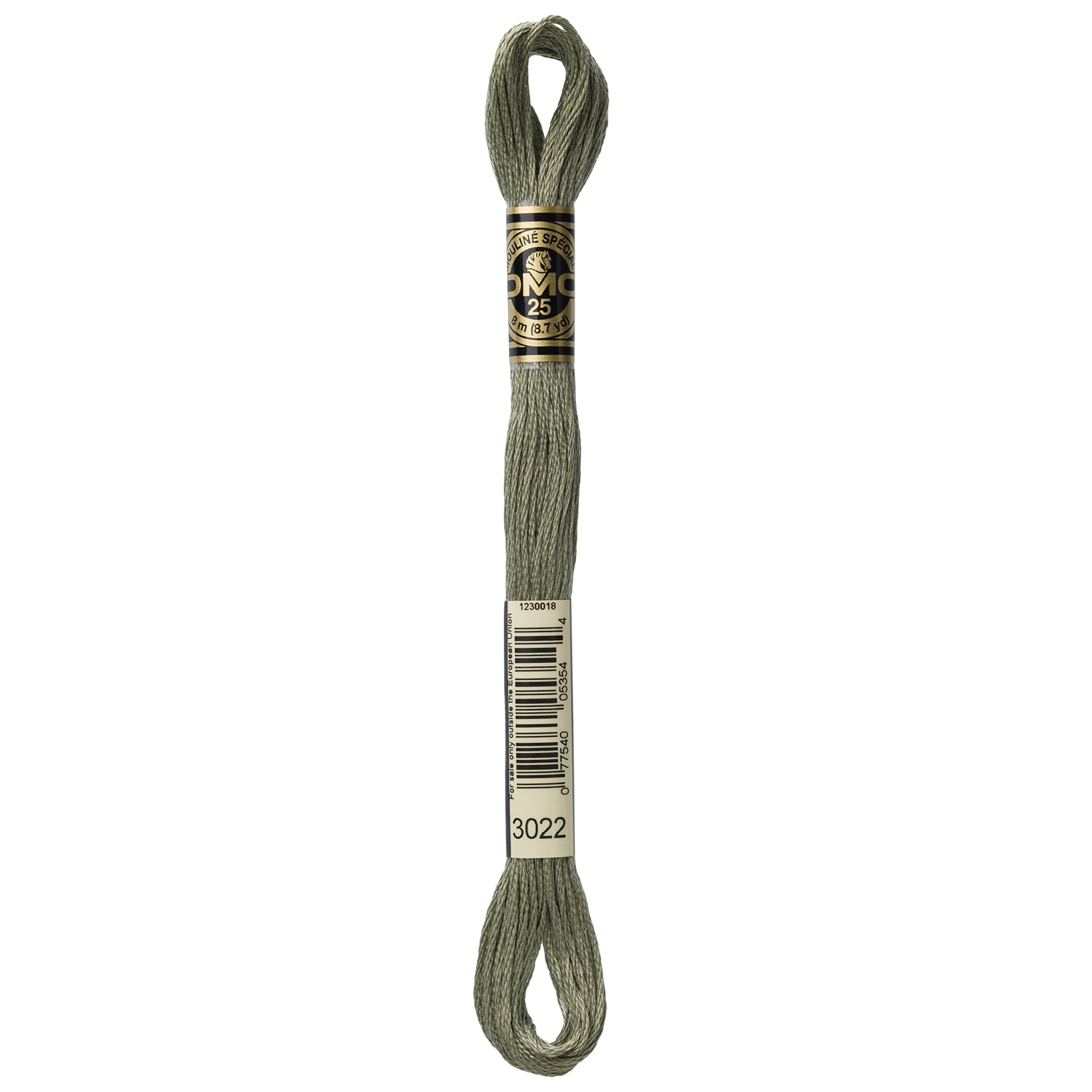 DMC 6-Strand Embroidery Cotton Floss, Medium Brown Grey