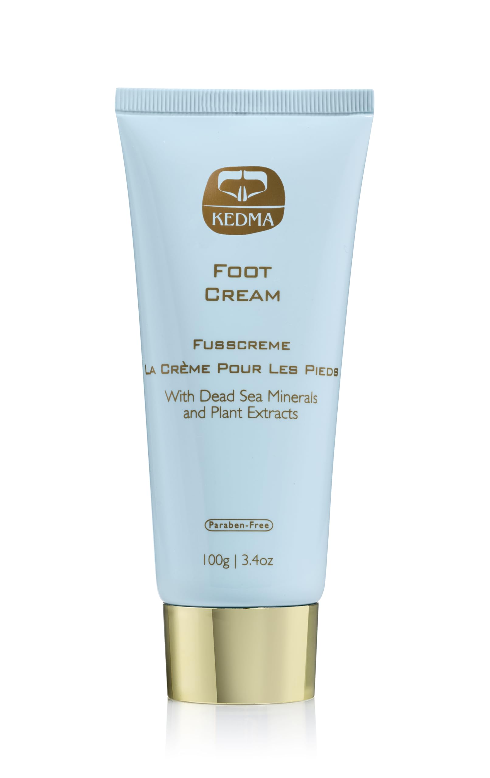 Foot Cream Enriched with Dead Sea Minerals - Hydrating and Softening - For Rough and Dry Feet - 100ml