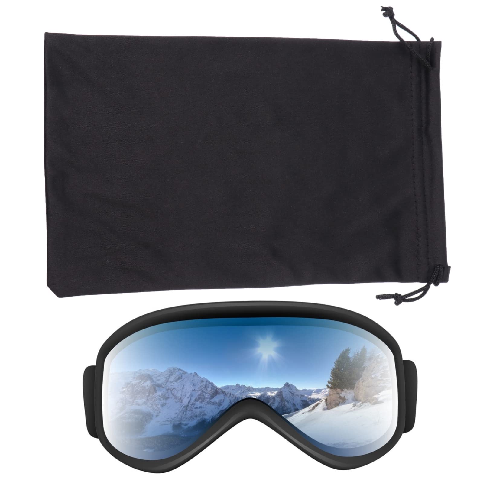Toddmomy 90pièces De pour Lunettes De Ski De Microfibre Étui à Lunettes De Neige pour Transporter Vos Équipements De Ski Toute Sécurité